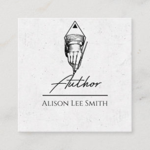 作家書 スクエア名刺