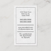 作家書 名刺 (裏面)