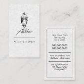 作家書 名刺 (正面/裏面)