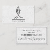 作家書 名刺 (正面/裏面)