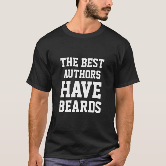 作家最高のは髭を生やしている Tシャツ (正面)