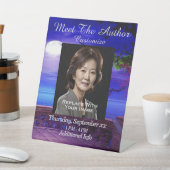 作家月明かりの水に出会う 台座サイン (インサイチュ)