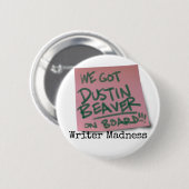 "作家狂気"の映画円形ボタン#2 缶バッジ (正面&裏面)