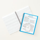 作家用キャラクターシートと印刷ノート ノートブック (内部)