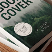 作家署名済みミニマル版図書署名シール ラウンドシール