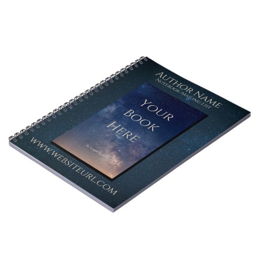 作家署名用ノートブック ノートブック (左側)