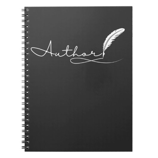 作家記者ブックライター小説家ストーリーテラー ノートブック (正面)