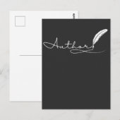 作家記者ブックライター小説家ストーリーテラー ポストカード (正面/裏面)