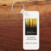 作家販促本カバー引用文 キーホルダー (正面)