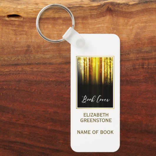 作家販促本カバー引用文 キーホルダー (正面)