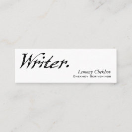 作家4のスコア スキニー名刺