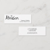 作家4のスコア スキニー名刺 (正面/裏面)