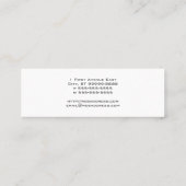 作家4のスコア スキニー名刺 (裏面)