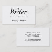 作家4のスコア 名刺 (正面/裏面)