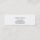 作家 スキニー名刺 (裏面)