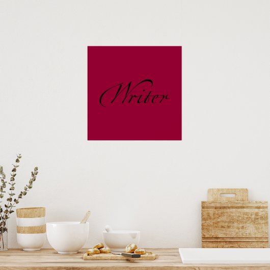 作家 ポスター (キッチン)