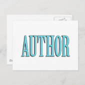 作家 ポストカード (正面/裏面)