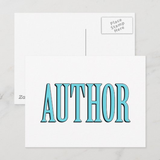 作家 ポストカード (正面/裏面)