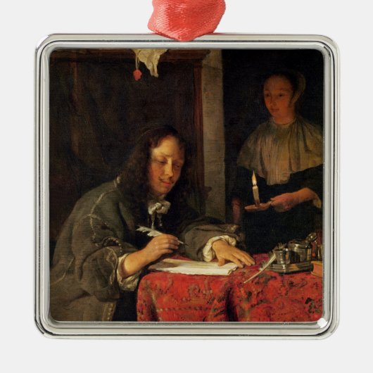 作家 メタルオーナメント (正面)