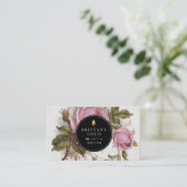 作家、作家の名刺-フェミニン上がりました 名刺 (スタンド正面)