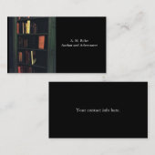 作家、司書、Bibliophileの名刺 名刺 (正面/裏面)