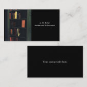 作家、司書、Bibliophileの名刺 名刺 (正面/裏面)