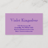 作家 名刺 (裏面)