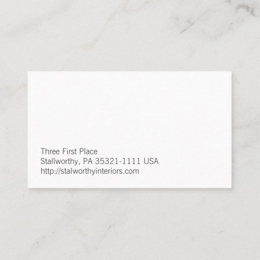 作家 名刺 (裏面)