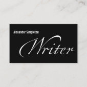 作家 名刺 (正面)