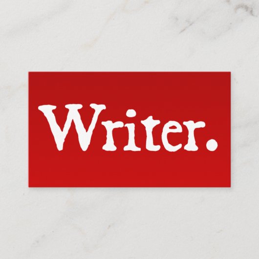 作家 名刺 (正面)