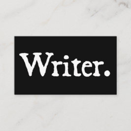 作家 名刺