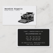 作家/編集者/作家の名刺のテンプレート 名刺 (正面/裏面)