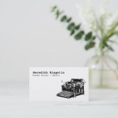 作家/編集者/作家の名刺のテンプレート 名刺 (スタンド正面)