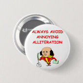 作家 缶バッジ (正面&裏面)