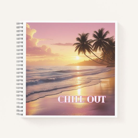 作家、自然、海愛好家に最適な贈り物 ノートブック (正面)