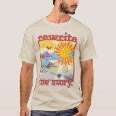 「作家」野球T型 Tシャツ (正面)