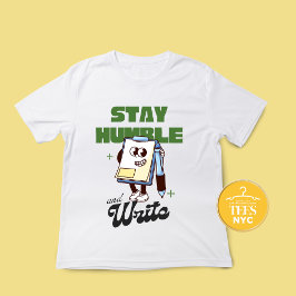 作家Tインスパイアシャツユニセックス引用文Tシャツ Tシャツ