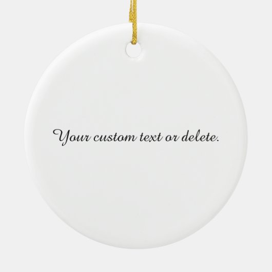 作成あなたの自身のカスタムな写真| セラミックオーナメント (裏面)