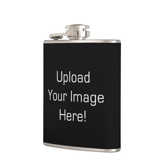 作成あなたの自身の写真のアップロードのステンレス鋼のフラスコ フラスク (左)