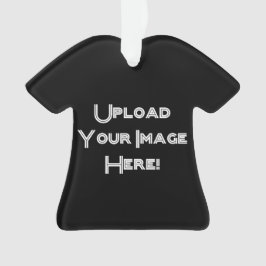 作成あなたの自身の写真のアップロードの陶磁器のオーナメント オーナメント