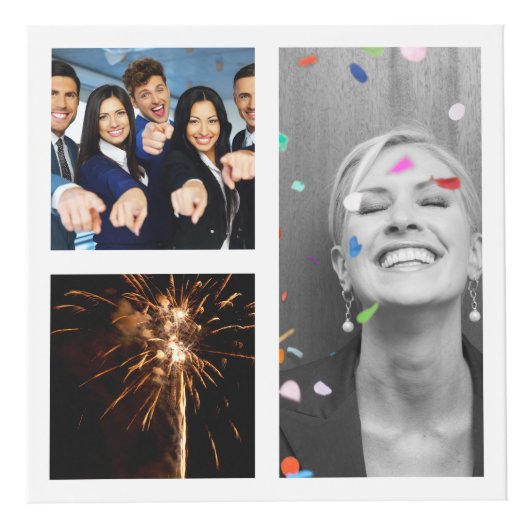 作成あなたの自身の写真のコラージュの記憶写真の立方体 フォトキューブ (右)