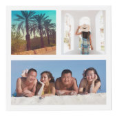 作成あなたの自身の写真のコラージュの記憶写真の立方体 フォトキューブ (正面)