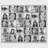 作成あなたの自身の10写真のコラージュのギフト用包装紙 ラッピングペーパー (フラット)