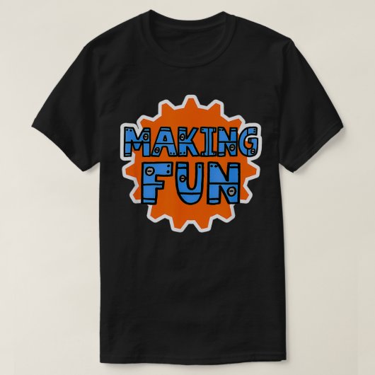 作成おもしろい Tシャツ (デザイン正面)