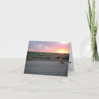 作成されたユーザーの名刺 サンキューカード