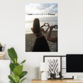 作成された愛 ポスター (ホームオフィス)