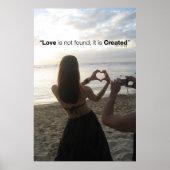 作成された愛 ポスター (正面)