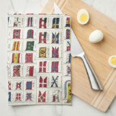 作成されるヴィンテージの国旗の図表- 1863年 キッチンタオル (四つ折り)