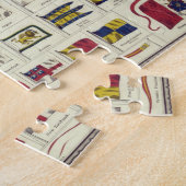 作成されるヴィンテージの国旗の図表- 1863年 ジグソーパズル (側面)