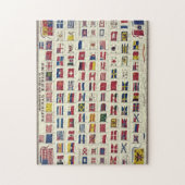 作成されるヴィンテージの国旗の図表- 1863年 ジグソーパズル (縦)